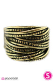 Paparazzi "Striking A CORD" Brass Ring Paparazzi Jewelry