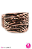 Paparazzi "Striking A CORD" Copper Ring Paparazzi Jewelry