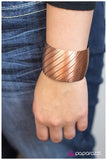 Paparazzi "Stripe Up a Conversation - Copper" bracelet Paparazzi Jewelry