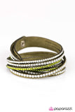 Paparazzi "Strong Is The New Beautiful" Green Wrap Bracelet Paparazzi Jewelry