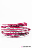 Paparazzi "Strong Is The New Beautiful" Pink Wrap Bracelet Paparazzi Jewelry