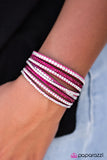 Paparazzi "Strong Is The New Beautiful" Pink Wrap Bracelet Paparazzi Jewelry