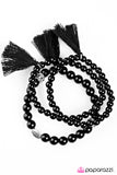 Paparazzi "Studying Abroad - Black" bracelet Paparazzi Jewelry