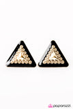 Paparazzi "Style Surge" Gold Post Earrings Paparazzi Jewelry