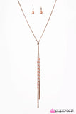 Paparazzi "Subtle Hints - Copper" necklace Paparazzi Jewelry