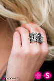 Paparazzi "Subzero Sparkle" Silver Ring Paparazzi Jewelry