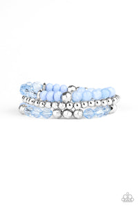 Paparazzi "Sugary Shimmer” Blue Bracelet Paparazzi Jewelry