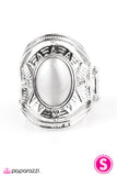 Paparazzi "Summer Blaze - White" ring Paparazzi Jewelry