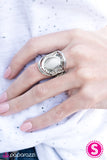 Paparazzi "Summer Blaze - White" ring Paparazzi Jewelry
