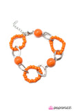 Paparazzi "Summer Bliss" Orange Bracelet Paparazzi Jewelry