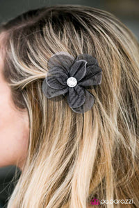 Paparazzi "Summer Camp - Black" hair clip Paparazzi Jewelry