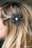 Paparazzi "Summer Camp - Black" hair clip Paparazzi Jewelry