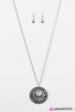 Paparazzi "Summer Dusk" Silver Necklace & Earring Set Paparazzi Jewelry