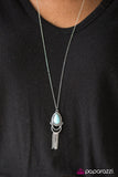 Paparazzi "Summer Fiesta" Blue Necklace & Earring Set Paparazzi Jewelry