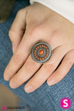 Paparazzi "Summer Flair" Brown Ring Paparazzi Jewelry