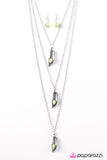 Paparazzi "Summer Flight - Green" necklace Paparazzi Jewelry