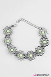 Paparazzi "Summer Garden" Green Bracelet Paparazzi Jewelry