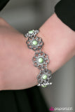 Paparazzi "Summer Garden" Green Bracelet Paparazzi Jewelry