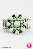 Paparazzi "Summer Haze - Green" ring Paparazzi Jewelry