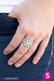 Paparazzi "Summer Haze - Green" ring Paparazzi Jewelry