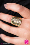 Paparazzi "Summer Hideaway" Brass Ring Paparazzi Jewelry