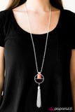 Paparazzi "Summer Is Calling My Name - Orange" Necklace & Earring Set Paparazzi Jewelry