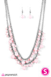 Paparazzi "Summer Isles - Pink" Necklace & Earring Set Paparazzi Jewelry