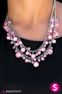 Paparazzi "Summer Isles - Pink" Necklace & Earring Set Paparazzi Jewelry