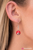 Paparazzi "Summer Mai Tai - Red" Necklace & Earring Set Paparazzi Jewelry