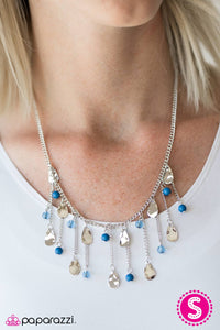 Paparazzi "Summer Mermaid - Blue" Necklace & Earring Set Paparazzi Jewelry