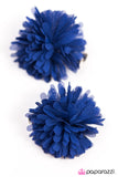 Paparazzi "Summer Pom Poms - Blue" hair clip Paparazzi Jewelry