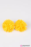 Paparazzi "Summer Pom Poms - Yellow" hair clip Paparazzi Jewelry