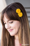 Paparazzi "Summer Pom Poms - Yellow" hair clip Paparazzi Jewelry