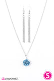 Paparazzi "Summer Rose - Blue" necklace Paparazzi Jewelry