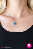 Paparazzi "Summer Rose - Blue" necklace Paparazzi Jewelry