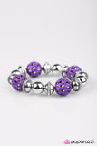 Paparazzi "Summer Sailing - Purple" bracelet Paparazzi Jewelry