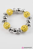 Paparazzi "Summer Sailing - Yellow" bracelet Paparazzi Jewelry