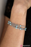 Paparazzi "Summer Sensation - Blue" bracelet Paparazzi Jewelry