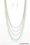 Paparazzi "Summer Showers - Green" necklace Paparazzi Jewelry