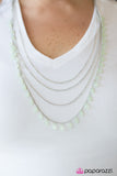 Paparazzi "Summer Showers - Green" necklace Paparazzi Jewelry