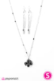 Paparazzi "Summer Social" Black Necklace & Earring Set Paparazzi Jewelry