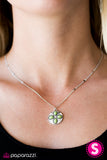 Paparazzi "Summer Social" Green Necklace & Earring Set Paparazzi Jewelry