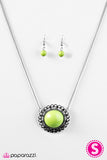 Paparazzi "Summer Sun - Green" necklace Paparazzi Jewelry