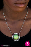 Paparazzi "Summer Sun - Green" necklace Paparazzi Jewelry