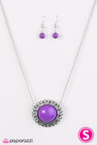 Paparazzi "Summer Sun - Purple" necklace Paparazzi Jewelry