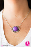 Paparazzi "Summer Sun - Purple" necklace Paparazzi Jewelry