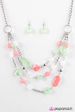 Paparazzi "Summer Sunsets" Multi Necklace & Earring Set Paparazzi Jewelry