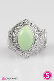 Paparazzi "Summer Vibes - Green" ring Paparazzi Jewelry
