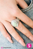 Paparazzi "Summer Vibes - Green" ring Paparazzi Jewelry