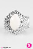 Paparazzi "Summer Vibes - White" ring Paparazzi Jewelry